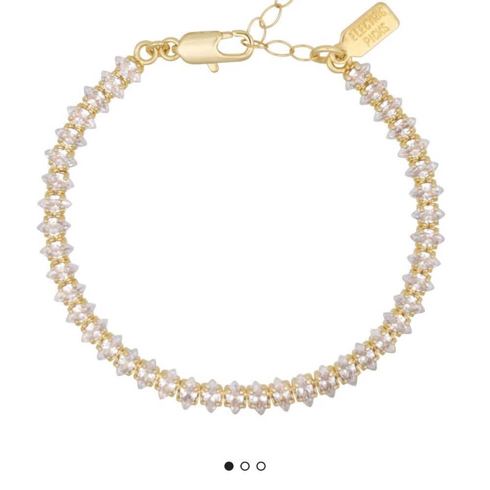 Electric Picks Tennis Bracelet. The “Serena”.